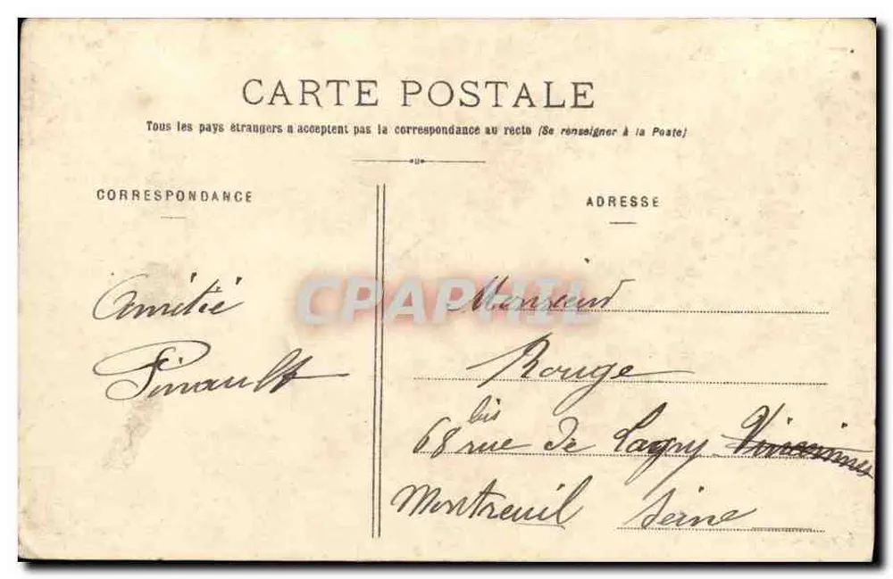 See der Krähen — Die malerischen Vosges — Photo Homeyer et Euret, Épinal - Rückseite