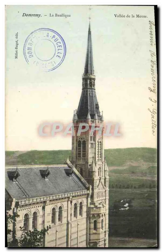 Domremy — A Basílica — Vale da Meuse — Militat-Ragot, editor - Frente