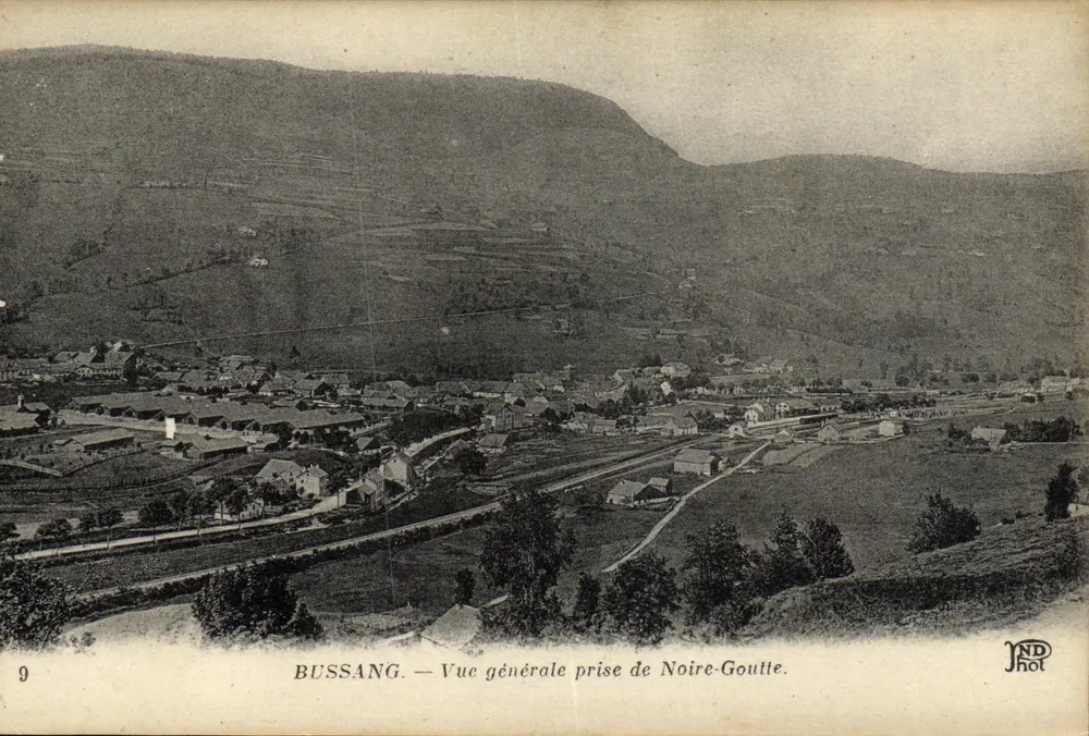 Bussang — Allgemeiner Blick von Noire-Goutte — ND Phot - Vorderseite