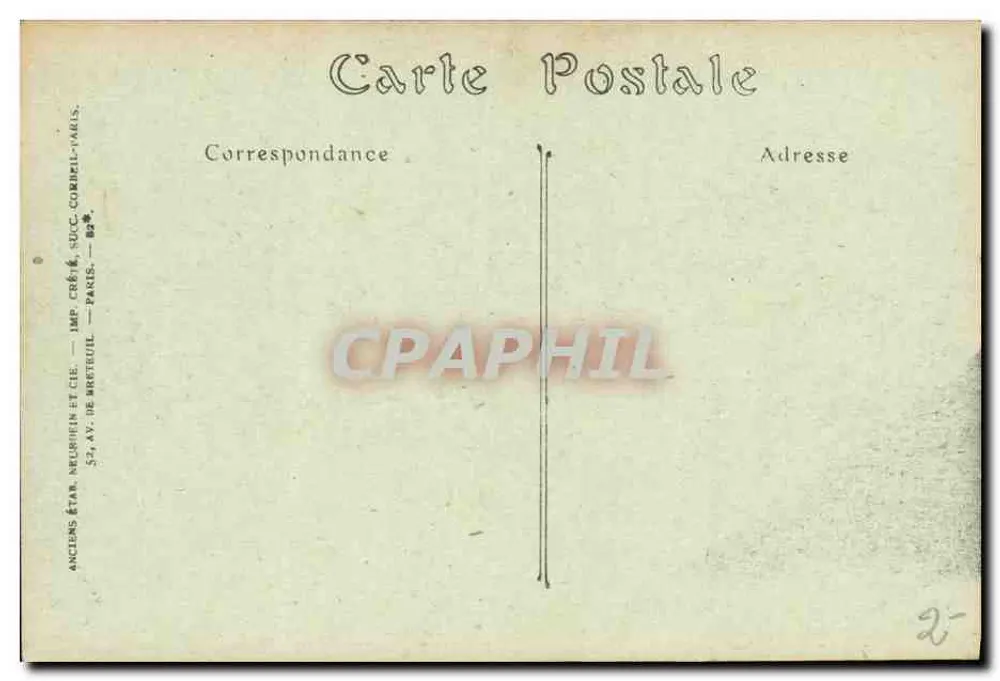 Bussang — Allgemeiner Blick von Noire-Goutte — ND Phot - Rückseite