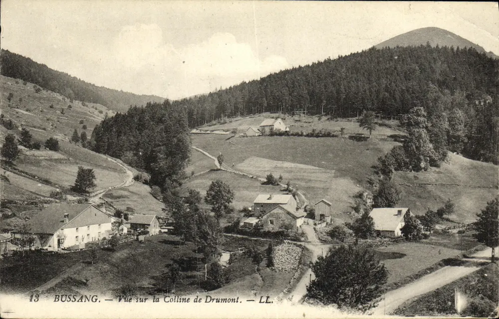 Bussang — Vue sur la Colline de Drumont — LL. n°13 - Recto