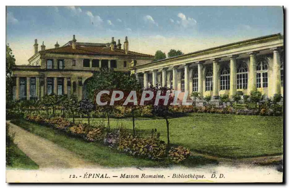 Épinal — Casa Romana - Biblioteca — D.D. - Frente