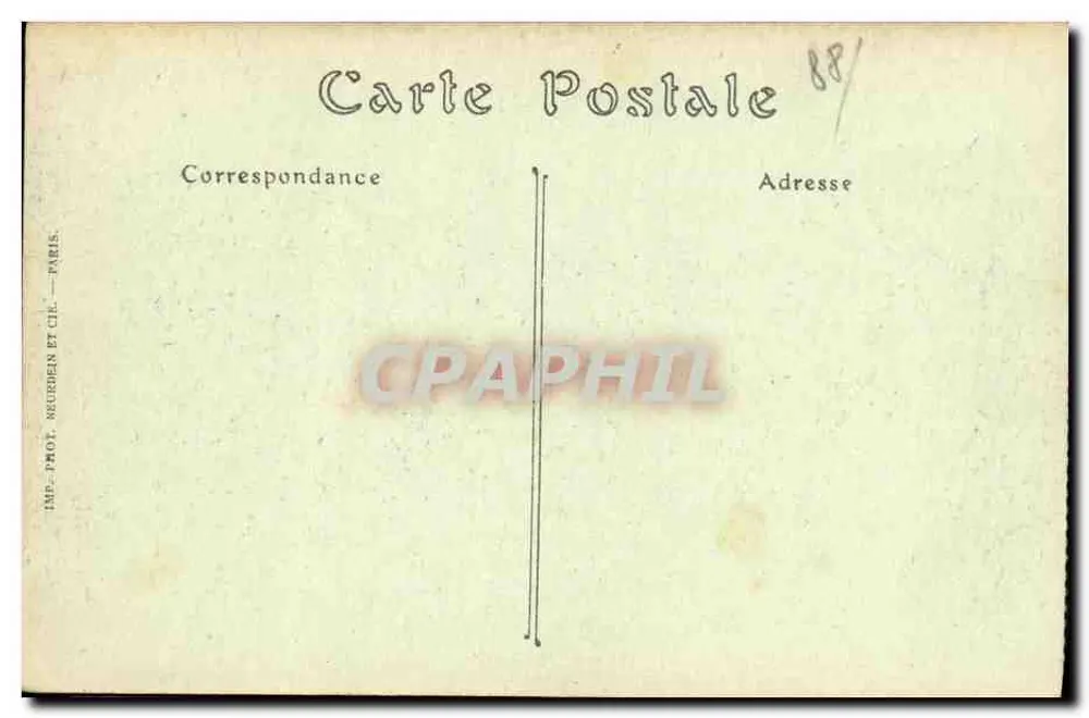 EPINAL — Entrada do Cours. — ND. Fot. - Verso
