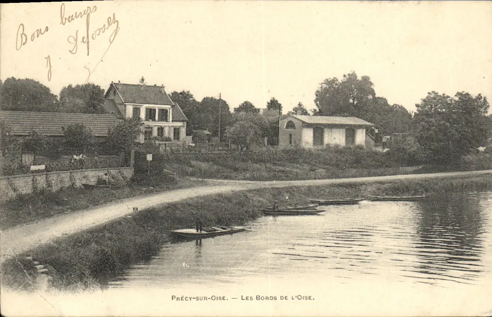 Précy-sur-Oise — As Margens do Rio Oise — editor desconhecido - Frente