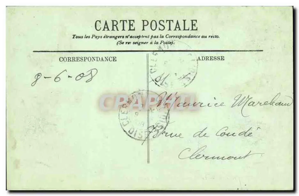Compiègne — Le Château — Salle des Fêtes — LL. — Éditeur LL. — N° 15 - Verso