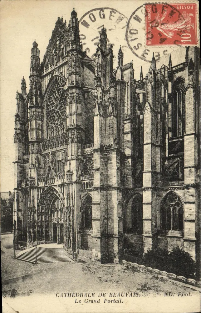 Cathédrale de Beauvais — Le Grand Portail — ND. Phot. - Vorderseite