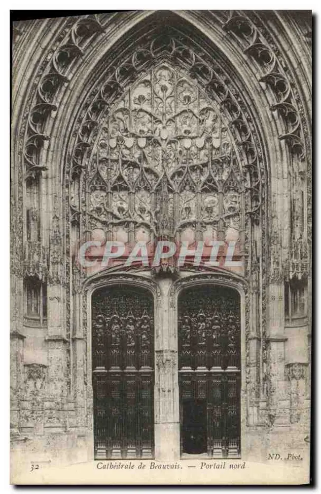 Kathedrale von Beauvais — Nordportal — ND. Phot. - Vorderseite