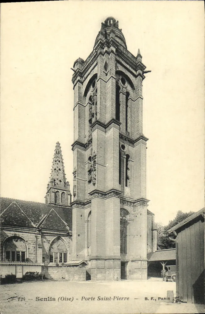 Senlis (Oise) - Porta São Pedro — B. F., Paris - Frente