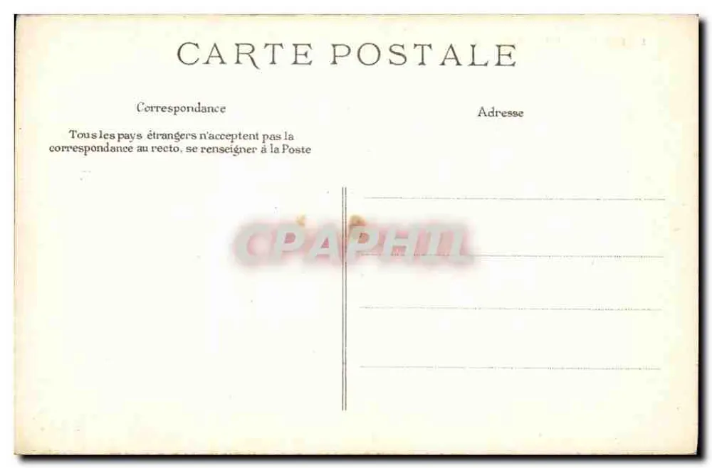 Chantilly — A Igreja — Editor L.E.D. n°1 - Verso