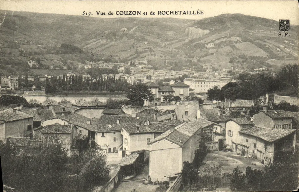 Vista de Couzon e Rochetaillée — S.F. n°517 - Frente