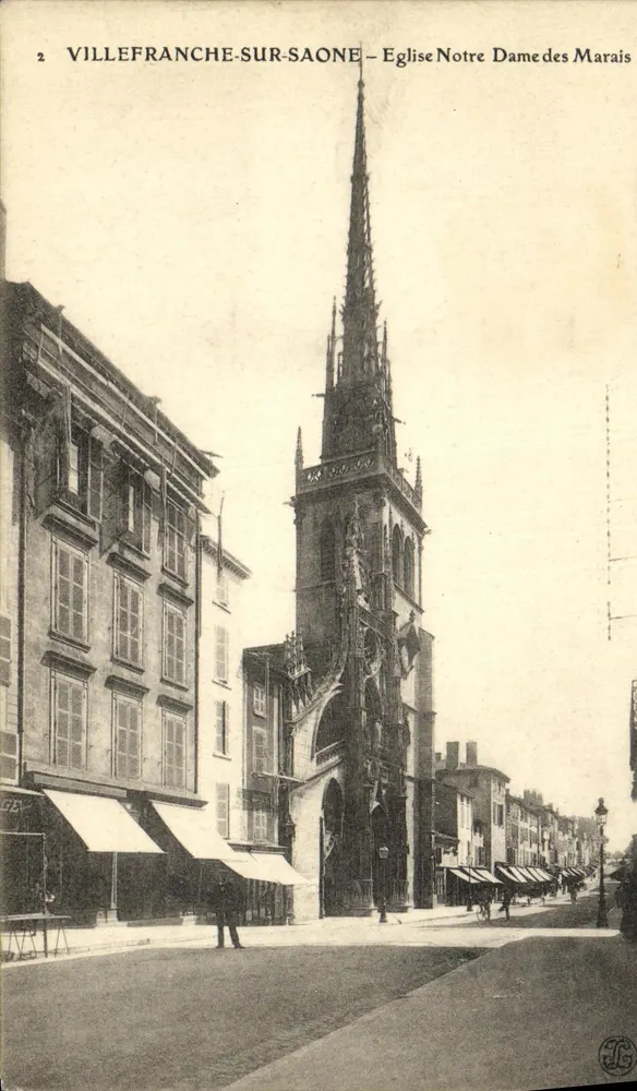 VILLEFRANCHE-SUR-SAONE – Kirche Notre-Dame-des-Marais - Vorderseite