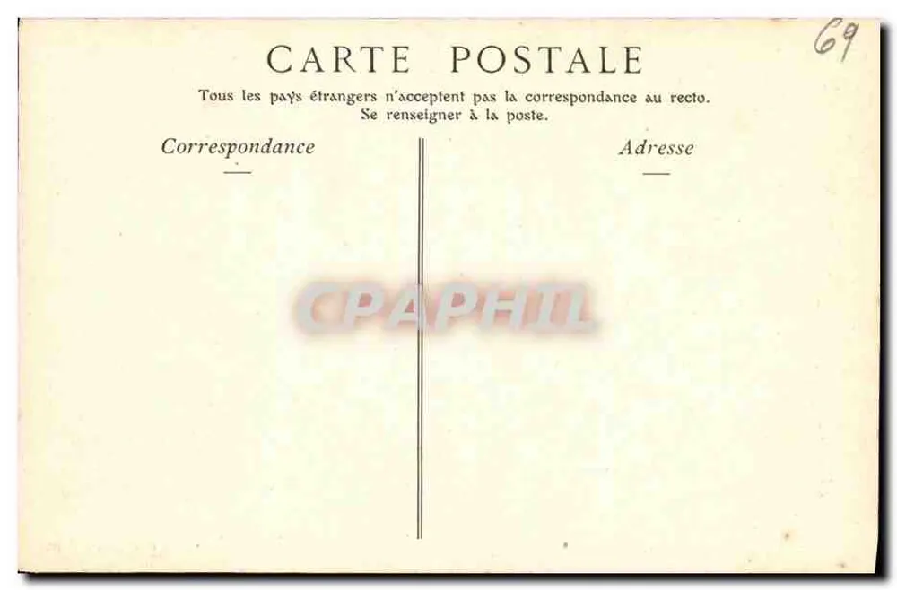 Lyon — Das Palais de Justice und der Fourvière-Hügel — Camatien 2 - Rückseite