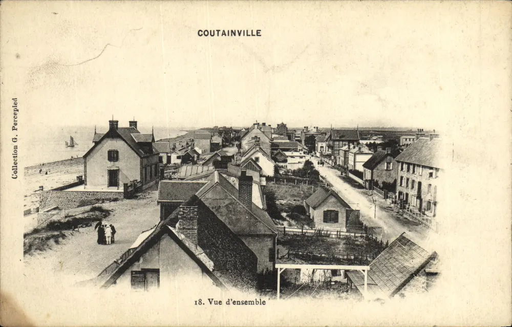 Coutainville — Vista geral — Coleção G. Percepied, n°18 - Frente