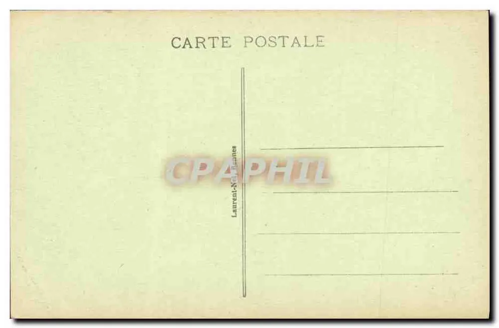 Carolles - A Vale do Lude — editor Laurent-Nel, n° 993 - Verso