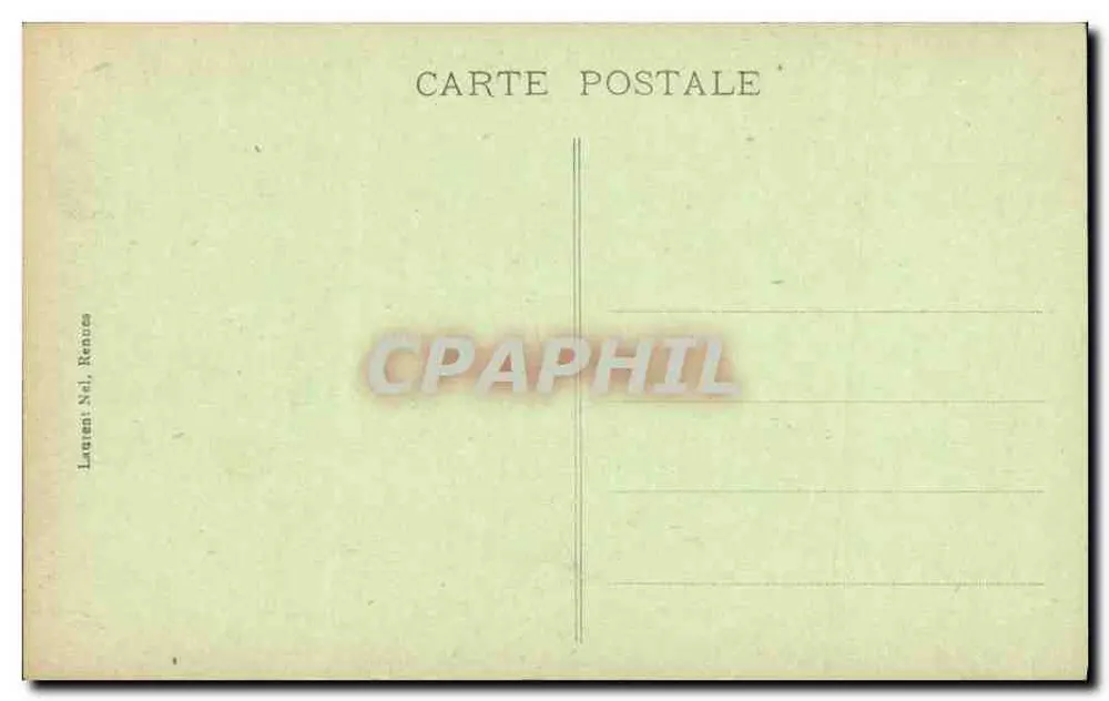 Carolles - Pignon Butor — vista do monte com trem — editor Laurent Ndl, Rennes, n° 1001 - Verso