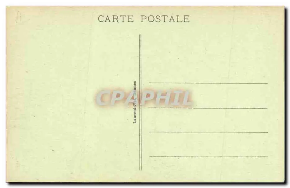 Carolles - Tal der Maler und Brücke Grapeux — n°650 - Rückseite