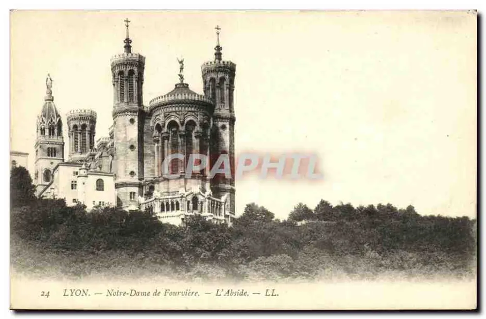 LYON — Najświętsza Maria z Fourvière — Absydę — LL. - Awers