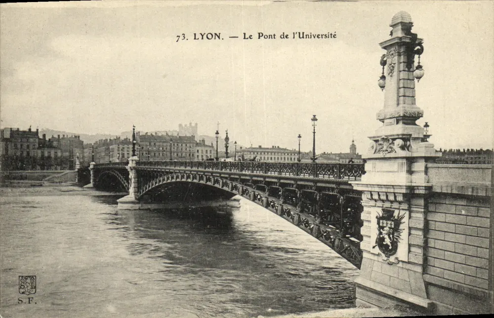 LYON — O Pont da Universidade — S.F. n°73 - Frente