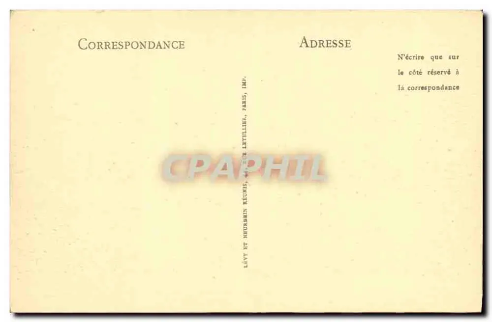 Lyon - Fourvière e Pension de Dames — Editor: Levé e Neubrbin, Paris - Verso