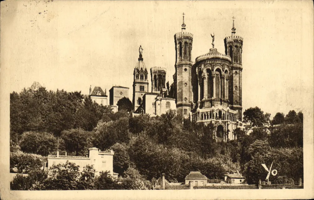 Basilique de Fourvière — Lyon — Éd. J. Cellard, n° 69 - Vorderseite