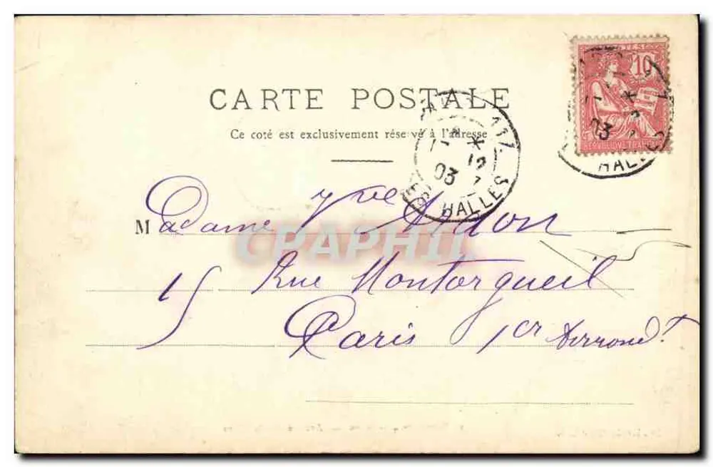 Sourdeval-la-Barre — Avenida da Estação — L.t.b. Frémin (Cliché L.G.) - Verso