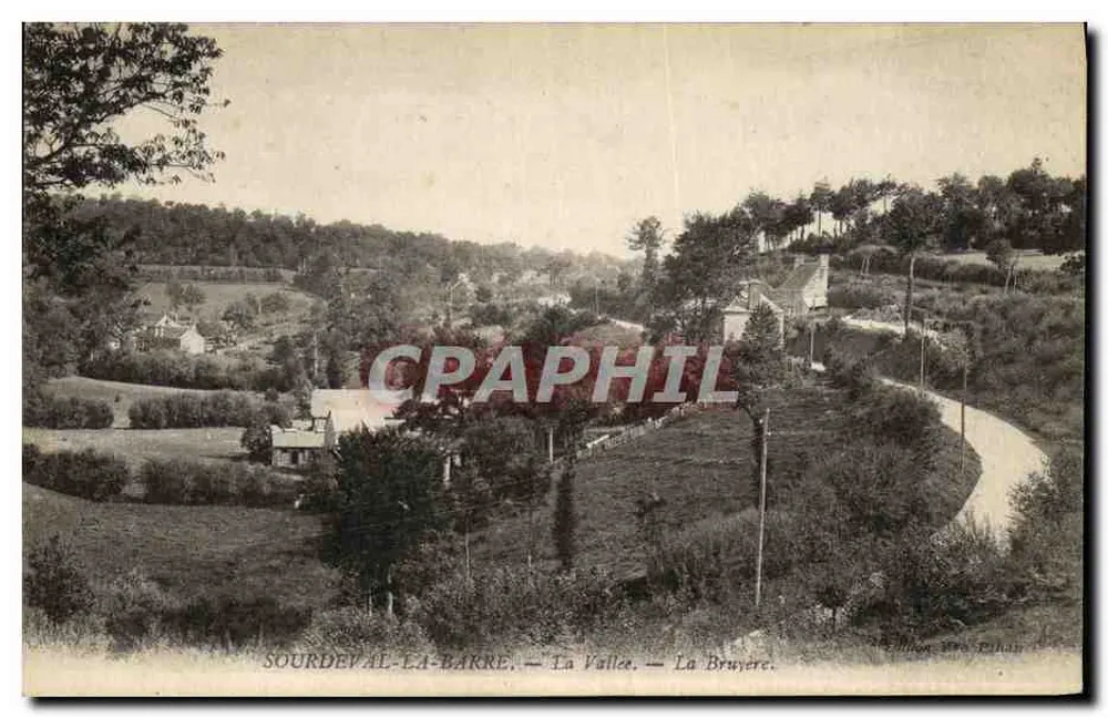 Sourdeval-la-Barre — A Vale — La Bruyère — Edições René Pihan - Frente