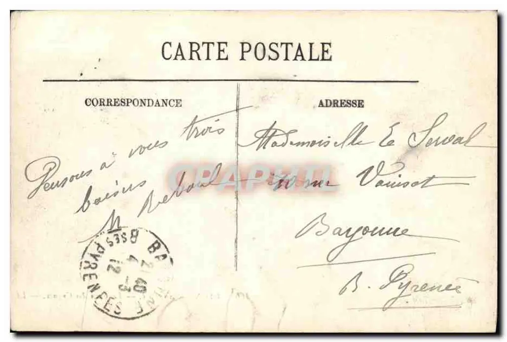 LYON. — Am Park. — Der Schwanenwinkel. — LL. — 166 - Rückseite
