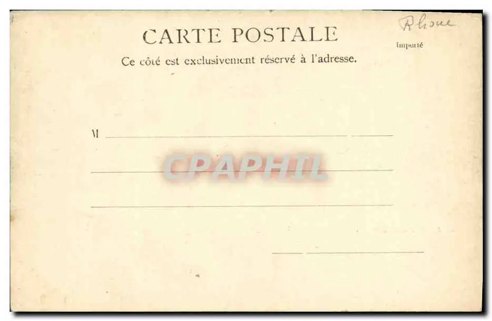 La Fontaine Bartholdi — Souvenir de Lyon — R. & J. D. 10189 Epina - Rückseite