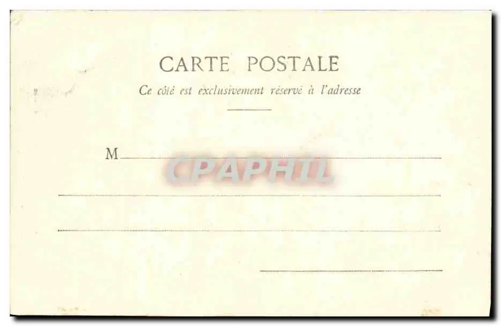 O Mont-Dore - O Plat à Barbe — Lib. Bougé-Béal, 24 Rue de l'Écu, Clermont-Ferrand - Verso