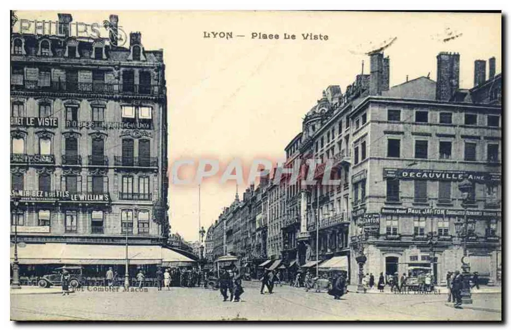 LYON — Place Le Viste — editor anônimo, número de série não visível - Frente