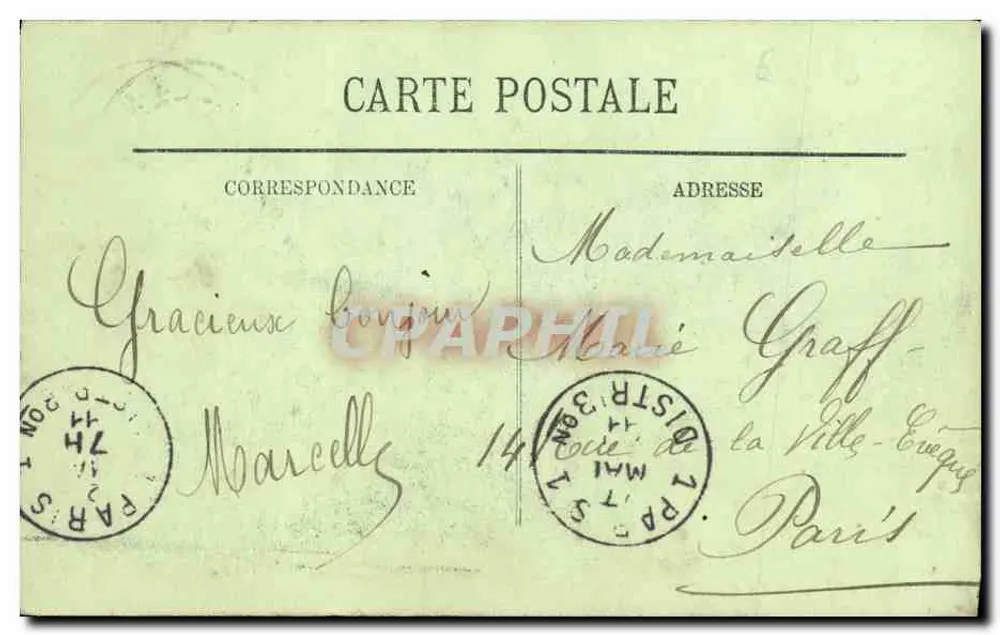 LYON — A Prefeitura — editor LL, n° 416 - Verso
