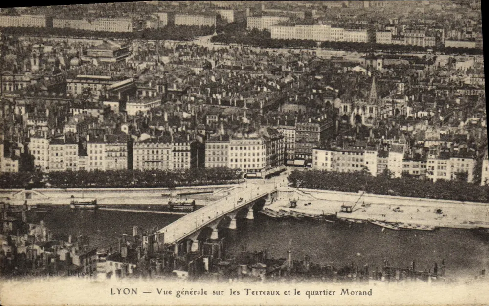 LYON — Allgemeiner Blick über die Terreaux und den Bezirk Morand — Gourrier-Voil Dépôssé - Vorderseite
