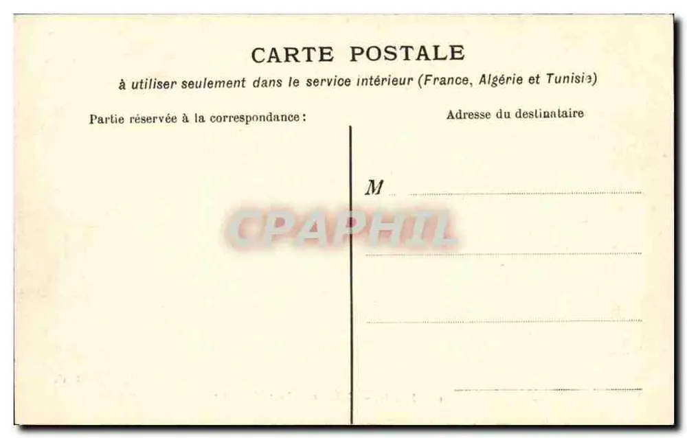L'École de Santé Militaire — Lyon — S.F. n° 113 - Verso