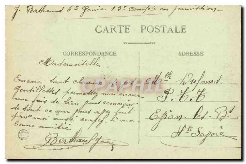 LYON — Pont de la Boucle y Coteau Saint-Clair — E.R. - Reverso