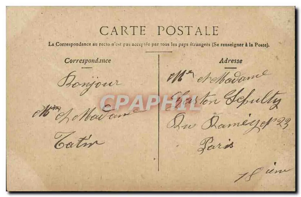 Lyon — Estátua de Bernard de Jussieu — Staerch, Paris - Verso