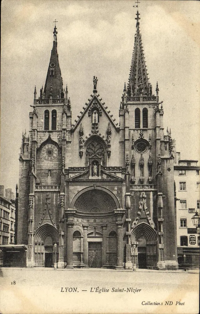 LYON — De Kerk van Saint-Nizier — Collection.s ND Phot - Voorkant
