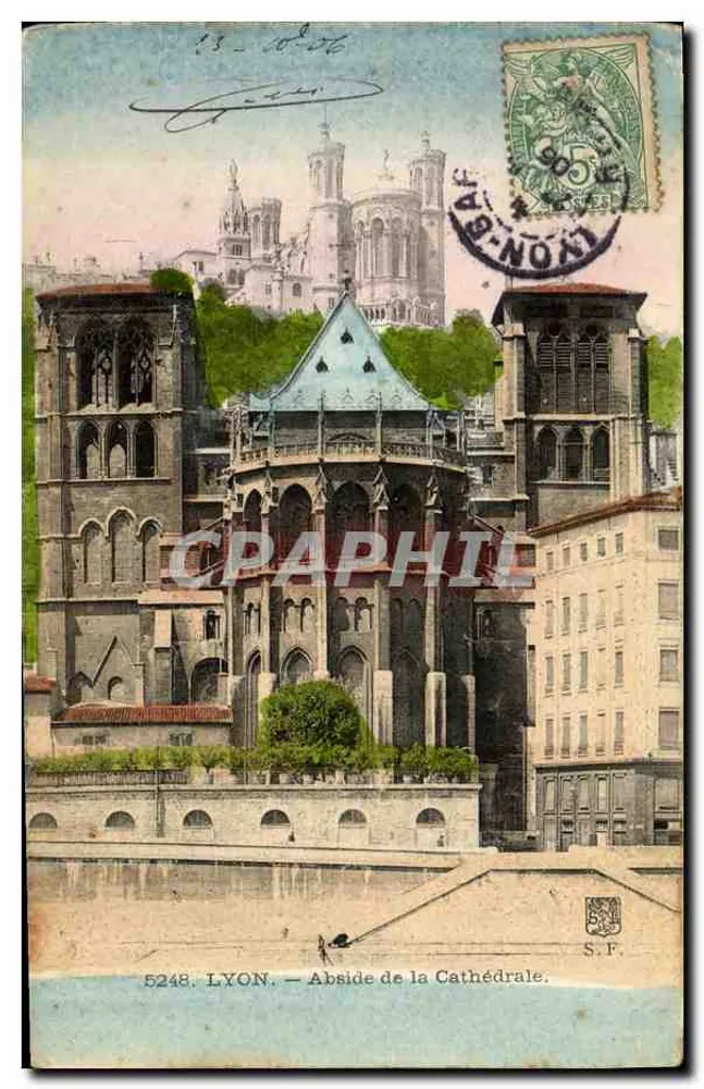 LYON — Abside da Catedral — S.F. n° 5248 - Frente
