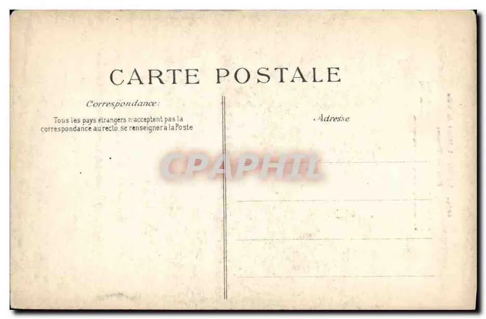 LYON - Das Rathaus - Seite des Theaters — n° 1074 - Rückseite