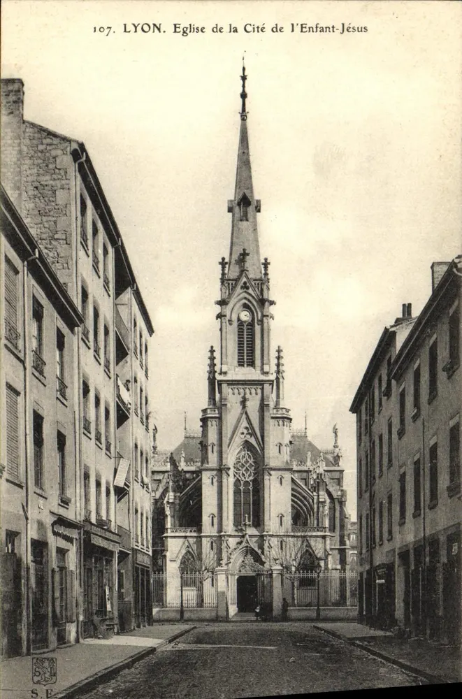 LYON. Kirche der Cité de l'Enfant-Jésus — S.E. n°107 - Vorderseite
