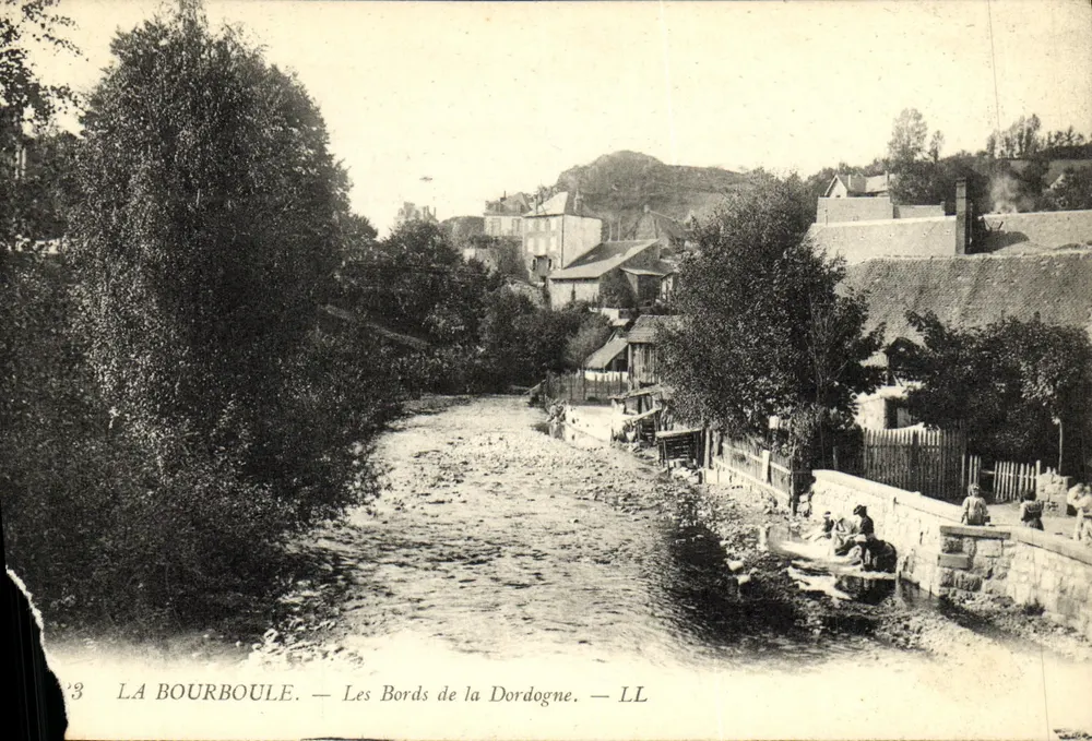 La Bourboule — Die Ufer der Dordogne — LL - Vorderseite
