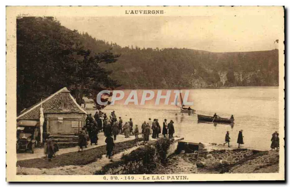 Lago Pavin — A Auvergne — G. D'O. - 149 - Frente