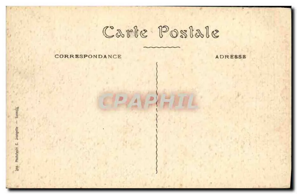 Bordeaux — A Praça d'Aquitânia — editor BR, n° 313 - Verso