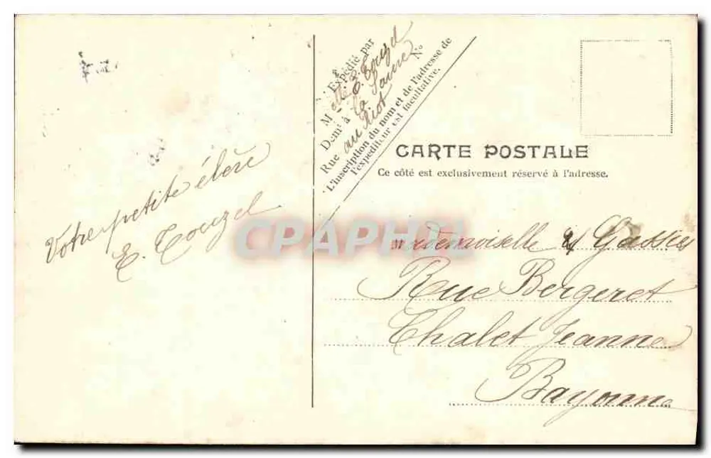 Bordeaux — Quai Carnot — Ansicht von Lormont — V.P. Paris, Nr. 75 - Rückseite
