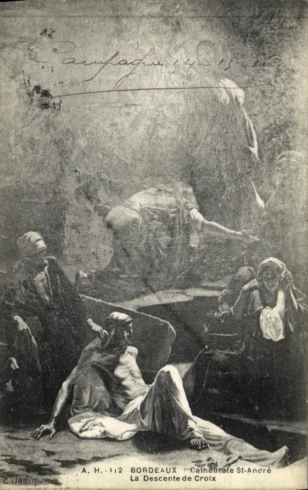 De Kruisafneming — Sint-Andrieskerk — A.H.-112 — Uitgever E. Jadin - Voorkant