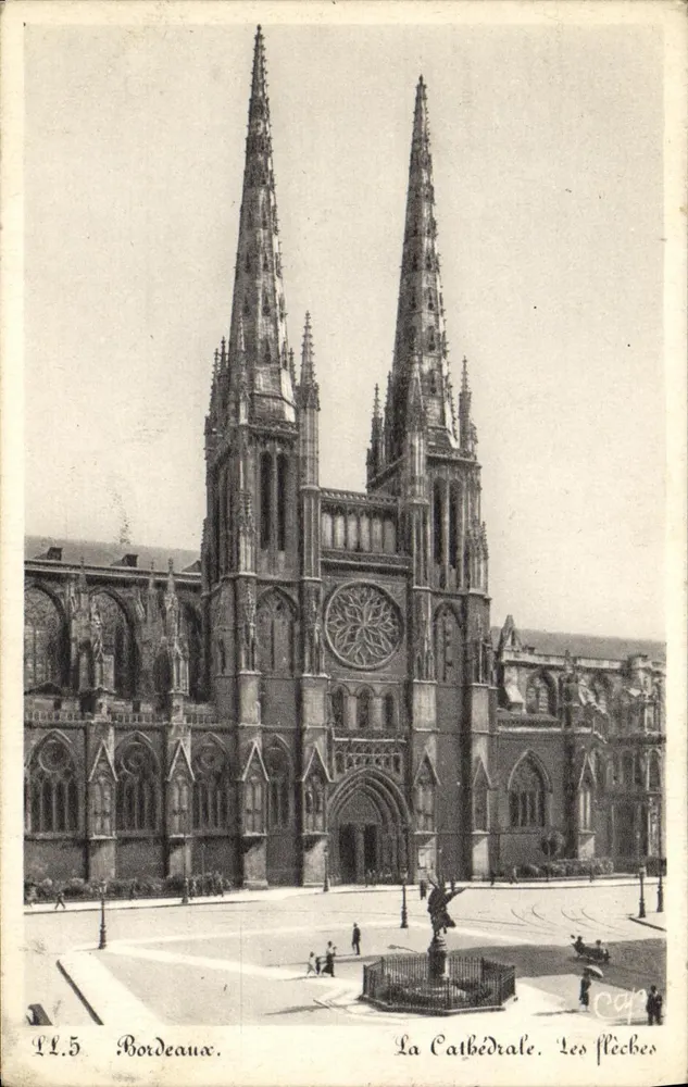 Bordeaux — A Catedral. As flechas — LL.5 - Frente