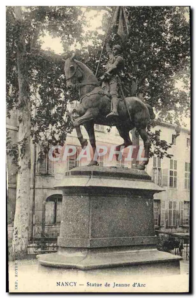 NANCY — Estatua de Joana d'Arc — IMP. ROTYER - Frente