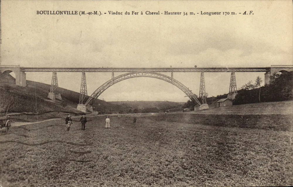 Bouillonville (M.-et-M.) — Viaduto do Ferro a Cavalo — A.F. - Frente