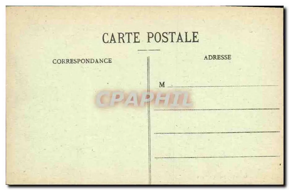 NANCY - Basílica de São Epvrê e Praça das Damas — Imprentas Reunidas de Nancy, n° 161 - Verso