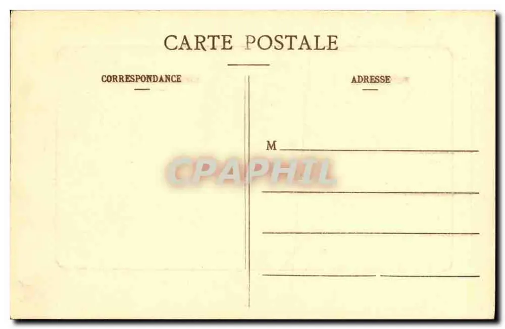 NANCY - Fonte de Amphitrite — Maison des Magasins Réunis, editor, Nancy - Verso