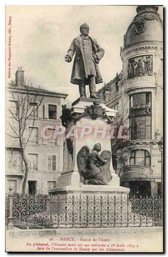 NANCY - Estátua de Thiers — editor: Maison des Magazines Fétants, n°46 - Frente